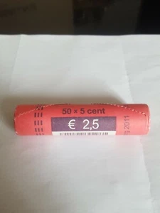 luxembourg 2011 non aveugle 5 cents rouleau neuf de 50 pièces euros - Picture 1 of 6