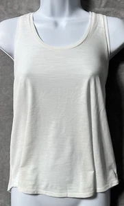 Calia Twist Back Tank Top Pure White Womens Small NWT - Picture 1 of 10