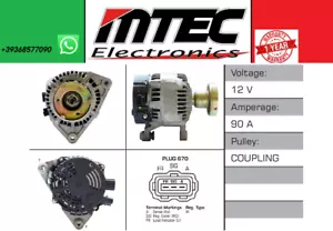 Alternator Ford Focus 99/1.8 Turbo Of / Tddi / TDCI 1753cc 66-74-85KW 90 Ah - Picture 1 of 1