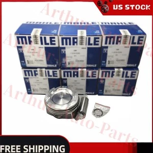 OEM 6X Pistons & Rings Set Φ84mm For N54B30 BMW E82 E90 E60 135i 335i 535i 740i - Picture 1 of 9