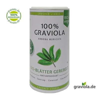 AÇAÍ DEALER KG 100% BIO GRAVIOLA BLÄTTER GEREBELT (50 g)/ NEUE ERNTE aus Wildsammlung. BIO