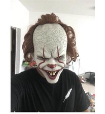 Stephen King's It Mask Pennywise Horror Clown Joker Mask Clown Mask Halloween Co