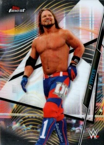 Tarjeta de lucha libre Topps WWE 2020 Finest #34 AJ Styles - Imagen 1 de 2