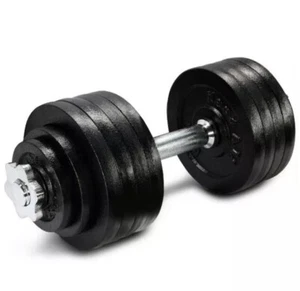 Yes4All 52.5 Lb Adjustable Dumbbell Weights Cast Iron Chrome Handle SINGLE ONLY - Picture 1 of 3
