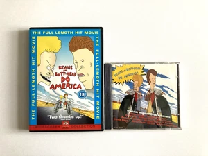 Beavis & Butthead Do America DVD + OST CD Geffen [1996] MTV Reg 2 PAL EX/EX - Picture 1 of 6