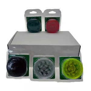Magnetic 3 Part Plastic ORIGINAL SHARK TEETH HERB GRINDER PLASTIC 3 PACK SET - Picture 1 of 5
