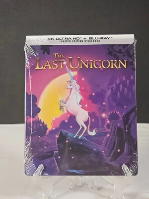 The Last Unicorn Steelbook [4K/Blu-ray] BRAND NEW/SEALED SHIPS PACKED SAFE Foto 1 de 4