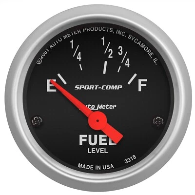 AutoMeter 3318 Sport-Comp Electric Fuel Level Gauge - Image 1 of 4