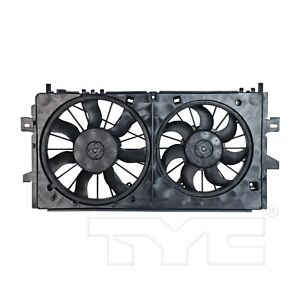 For 2008-2009 Buick Allure 5.3L Dual Radiator and Condenser Fan Assembly TYC