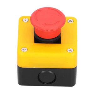 Emergency Stop Button 1NO 1NC Red Mushroom Elevator Emergency PushButton Switch - Picture 1 of 22