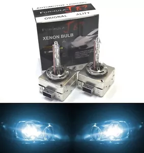HID Xenon D1S Two Bulbs Head Light 8000K Icy Blue Bi-Xenon Replacement Plug Play - Picture 1 of 12