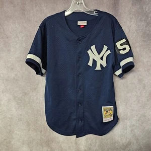 1999 Mitchell & Ness New York Yankees Mariano Rivera 42 BP Throwback Jersey 40 M - Picture 1 of 9