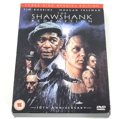 The Shawshank Redemption 10th Anniversary 3-Disc Special Edition DVD  UK Release - Image 1 of 4
