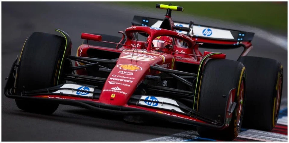 LookSmart 1:18 Scale Ferrari SF-24 #55 Winner Mexico GP 2024 Carlos Sainz - Image 1 of 1