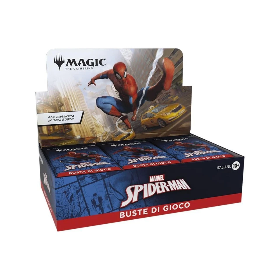 Magic x SPIDER-MAN Play Booster Box 30 Buste mtg Magic Italiano Spiderman  - Immagine 1 di 1