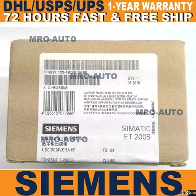 New Siemens SIMATIC DP 5 ELECTRON MODULES 6ES7132-4BD00-0AA0 6ES7 132-4BD00-0AA0 - Image 1 of 4