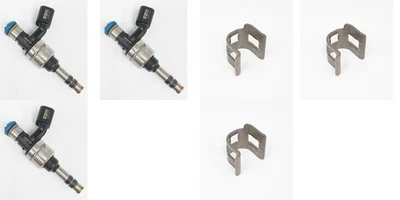 Juego de 3 inyectores de combustible General Motors 12634126_12629925 para Buick Cadillac 12-24 Foto 1 de 4