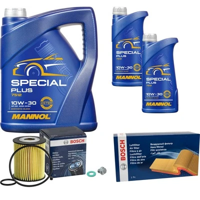 BOSCH Inspección Set 7 L MANNOL Special Plus 10W-30 Para Lexus GS GRS19 - Imagen 1 de 4