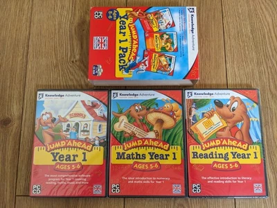Jump Ahead Year 1 Pack - Vintage kids PC education pack inc. Reading, Maths - Image 1 of 4