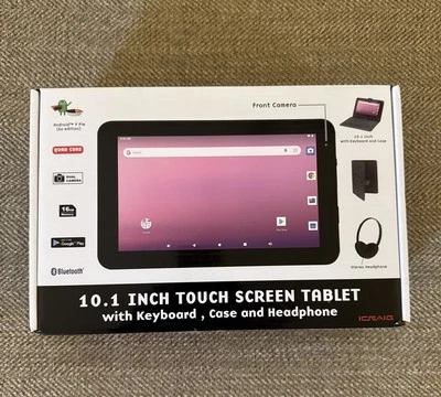 Craig Electronics ICRAIG 10.1 Inch Wireless Touch Screen Tablet New In Box - Image 1 of 4
