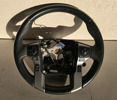 16-23 TACOMA Volante Cuero Negro Radio Audio Control de Crucero OEM Fábrica Foto 1 de 4