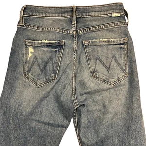 Pantalones de mezclilla Mother The Tomcat desgastados lavado claro talla 25 - Imagen 1 de 6