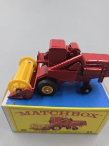 Vintage 1960S Matchbox Lesney #65 Class Combine Harvester In Original Box... - Picture 1 of 8