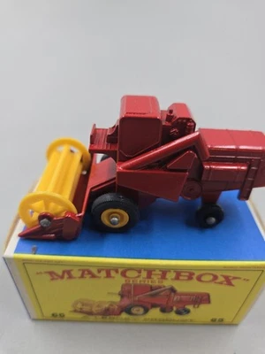 Vintage 1960S Matchbox Lesney #65 Class Combine Harvester In Original Box... - Image 1 of 4