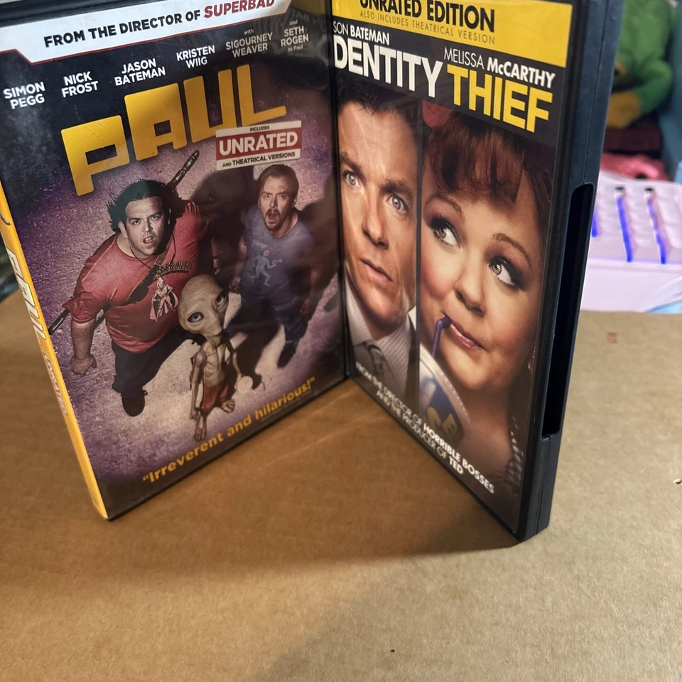 Paul (unrated) & Identity Thief (unrated Edition) DVDs - Image 1 of 1