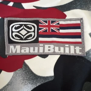 Mauibuilt Hemd Herren Hawaii Gr. 3XL Blumen rot schwarz - Bild 1 von 10