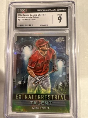 Mike Trout- 2024 Topps Cosmic Chrome Extraterrestrial Talent Refractor - Image 1 of 2