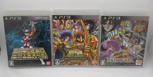 PS3 Saint Seiya Senki, Brave Soldiers & Soldiers Soul 3Games Set Japan import - Picture 1 of 10