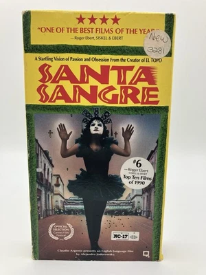 Santa Sangre VHS A. Jodorowsky El Topo Horror Cult Republic Pictures Video 1990 - Image 1 of 4
