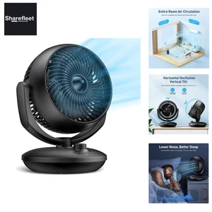 Ventilador Silencioso, Ventilador de Mesa 22dB Muy Silencioso, Ventilador con 3 Velocidades... - Imagen 1 de 9
