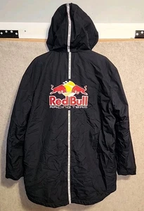 Red Bull Racing Team issue Full Zip Hood Nascar F1 Large Men Puma insulated coat - Picture 1 of 24