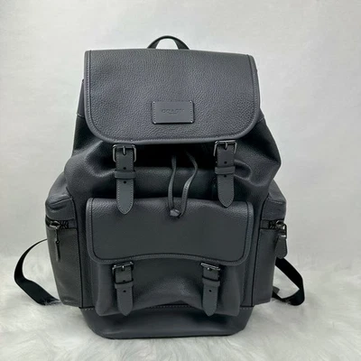 Mochila Coach Sprint para hombre en cuero/metal/grafito CT015 NUEVA CON ETIQUETAS Foto 1 de 4