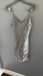 Mini Vestido MALENE BIRGER Gris con Tirantes 36 - Imagen 1 de 3