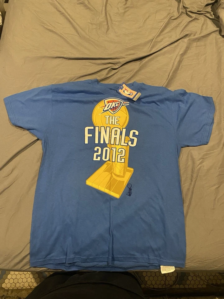 2012 NBA Finals OKC Thunder Men's Large (Dead Stock, Vintage) - Image 1 of 3