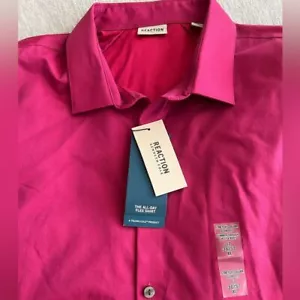 Kenneth Cole Reaction All Day Flex Shirt men's XL-17 button down dress shirt new - Picture 1 of 14