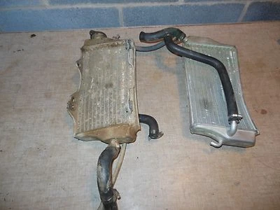 04 Honda CR 125 R aluminum radiators set of 2 with cap lid hoses - Изображение 1 из 4