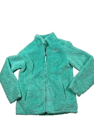 Chaqueta Verde Difusa Cara Norte Cremallera Niñas Jóvenes Talla L Grande 14/16 Foto 1 de 4