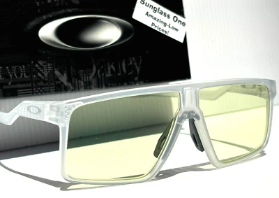 NOVO Óculos de Sol Oakley HELUX Matte Clear PRIZM GAMING Bloqueio de Luz Azul 9285-04 - Imagem 1 de 4