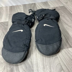 Nike Gore Tex Fäustlinge schwarz Gr. XS weiß Swoosh Handschuhe fingerlos - Bild 1 von 5