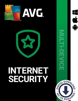 AVG Internet Security 2024 | Multidispositivo | 1 Anno | 10 Dispositivi | Protez - Immagine 1 di 4