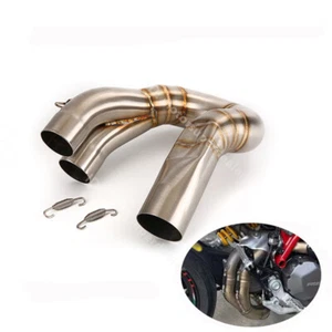 For Ducati Hypermotard 950 SP 2019-2021 Modified System Exhaust Mid Link Pipe - Picture 1 of 9