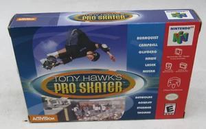 Tony Hawk's Pro Skater (Nintendo 64, 1999) CIB 100% Complete In Box - Authentic - Picture 1 of 13