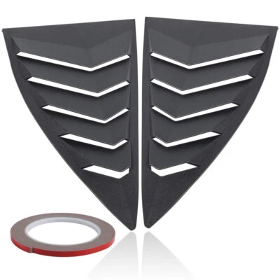 Persianas de cuarto de ventana ventilación lateral parabrisas para Chevrolet Camaro 2010-2015 Foto 1 de 4