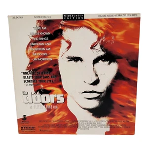 The Doors LaserDisc Widescreen Edition Oliver Stone Val Kilmer 3 Disc Set - Picture 1 of 5