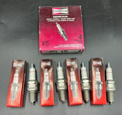 Pack of 4 Champion RN9YC Spark Plug 415 - Copper Plus - 1998 - Image 1 of 4