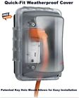 Outdoor Electrical Box Quick-Fit WEATHERPROOF COVER -  - Single Outlet Protector